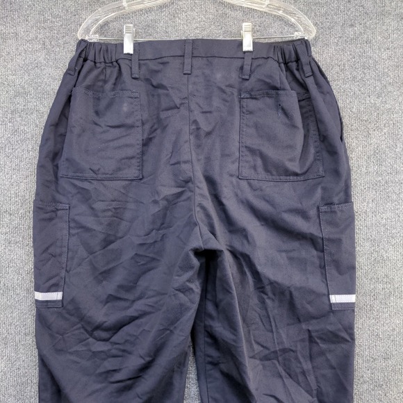 FedEx Stan Herman Women's VF Imagewear Reflective Pants Blue Size 16R 32x32 - Picture 3 of 11